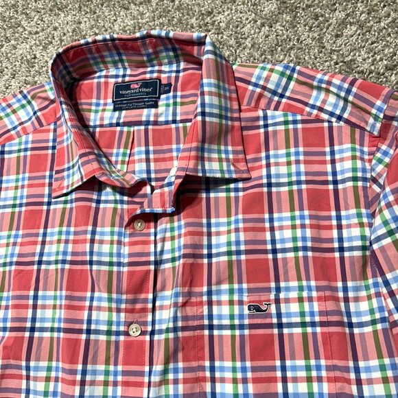 Vineyard Vines Men's Sz 2XL Classic Fit Tucker Long Sleeve Performance - Picture 2 of 8